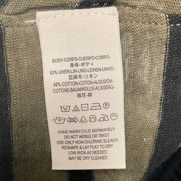 NWT Free People Military Head In The Clouds Stripe Tee Size XS T-Shirt New Boho - Picture 5 of 6